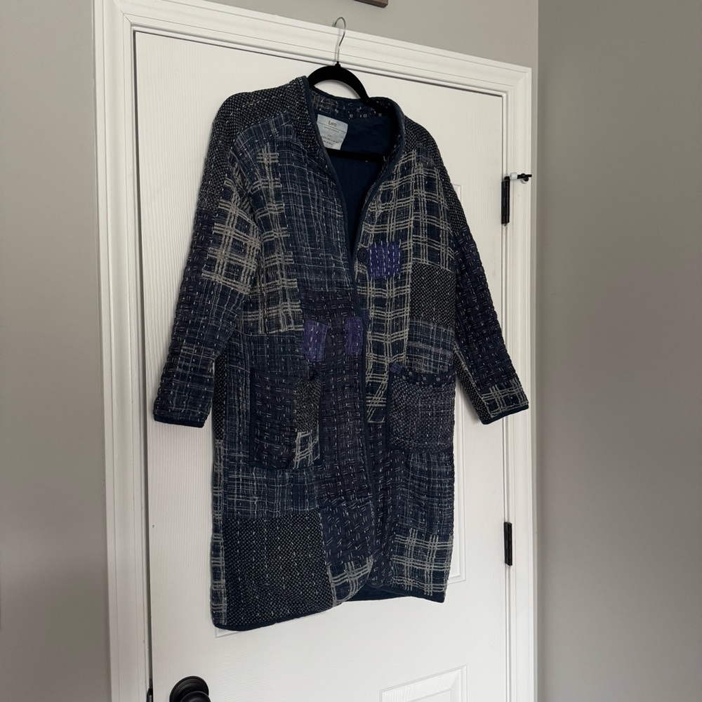 Two New York Neeru Kumar Patchwork Indigo Jacket
